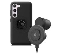 QUAD LOCK Soporte para Teléfono de Coche para Rejilla de Ventilación con Cabezal de Carga Inalámbrica mag V2 y Funda mag para Galaxy S23