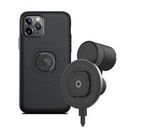 QUAD LOCK Soporte para Teléfono de Coche para Rejilla de Ventilación con Cabezal de Carga Inalámbrica mag V2 y Funda mag para iPhone 11 Pro