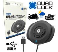 Quad Lock USB Impermeable sin Hilos Motocicleta Barco Móvil Smart Carga Station