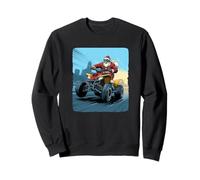Quad Racer Santa Claus Viene para Disfraz de Navidad Sudadera