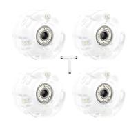Quad Roller Skate Radar - Juego de 4 luces en línea para pista de hielo, piezas luminosas para danza, entrenamiento artístico de estilo libre, rendimiento de velocidad suave, poliuretano duradero