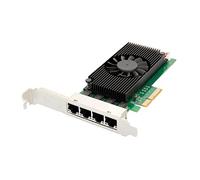 Quad SY-PEX24086 - Tarjeta de expansión de Red Ethernet PCI-E 2,5 Gigabit Adaptador LAN RJ45 de Perfil bajo