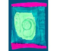 Quadern Cargol Blau - 200 Pàgines de Dibuix i Escriptura: Meitat Blanca, Meitat Ratllada a Cada Pàgina | 8.5 x 11 inches