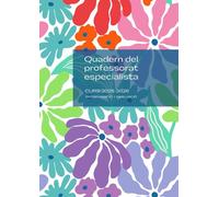 QUADERN DEL PROFESSORAT ESPECIALISTA CURS 2025 2026. PROGRAMACIÓ DOCENT I AVALUACIÓ: Agenda planificador setmanal en CATALÀ | Format DIN A4 | Regal per profes i mestres