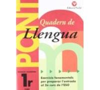 quadern llengua 1º pont eso cato