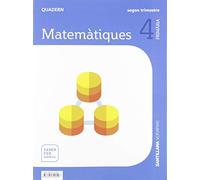 QUADERN MATEMATIQUES 4 PRIMARIA 2 TRIM SABER FER AMB TU - 9788491315841