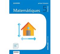QUADERN MATEMATIQUES 5 PRIMARIA 1 TRIM SABER FER AMB TU - 9788491315858