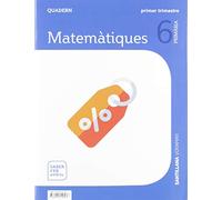 QUADERN MATEMATIQUES 6 PRIMARIA 1 TRIM SABER FER AMB TU - 9788491315827 (SABER HACER CONTIGO)