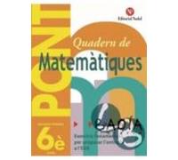 Quadern Matematiques 6º Primaria Pont: Exercicis Fonamentals Per Prepa