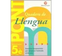 Quadern Pont Llengua 5º Primaria