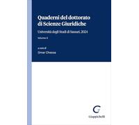 Quaderni del dottorato di Scienze giuridiche. Università degli Studi di Sassari (Vol. 3)