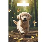 Quaderno a Righe - A4 Perfetto per Scuola di 100 pagine - Il Compagno Perfetto per i Piccoli Scrittori! con calendario 2024 - 2025: aura il cane speciale