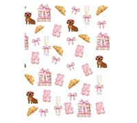 Quaderno a righe Coquette - Formato A4: Perfetto per scuola, università e tempo libero.