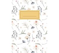 Quaderno a Righe: eleganza Botanica: Quaderno A5 - formato 6x9 pollici (simile A5) con 120 facciate e 60 pagine a righe | Copertina bianca minimalista ... (Appunti di Stile - Le Collezioni)