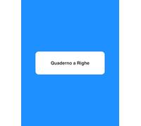 Quaderno a righe- Formato 8.5x11": 100 pagine, ideale per scuola e appunti