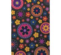 Quaderno a righe - Hippy Black BG