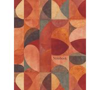 Quaderno a righe | Lined Notebook 8x10 in | 200 pagine - Carta bianca 90gr. - Pattern Tiles 1A | Made in Italy |: Professionale, per Appunti, Scuola, Ufficio, Lavoro e Progetti Creativi