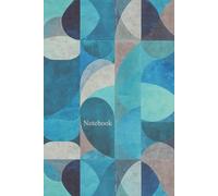 Quaderno a righe | Taccuino | Lined Notebook 6x9 in | 120 pagine - Carta bianca 90gr. - Pattern Tiles 1B | Made in Italy |: Professionale, per Appunti, Scuola, Ufficio, Lavoro e Progetti Creativi