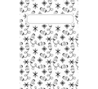 Quaderno a tema invernale: Bullet Journal Puntinato A5 dal Design Minimalista con 60 Pagine per Appunti, Schizzi e Organizzazione