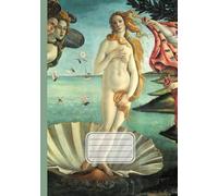 Quaderno A5 puntinato: Sandro Botticelli, La nascita di Venere | Arte in copertina | Dotted Notebook con griglia a puntini per appunti, scrivere, dipingere | 110 pagine | Formato A5