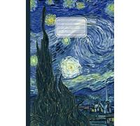 Quaderno A5 puntinato: Vincent Van Gogh, La notte stellata | Arte in copertina | Dotted Notebook con griglia a puntini per appunti, scrivere, dipingere | 110 pagine | Formato A5