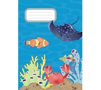 Quaderno da disegno animali marini: 100 Pagine di quaderno per bambini e ragazzi creativi