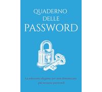 Quaderno delle Password: Agenda Alfabetica per Adulti - Diario Password Utile e Idea Regalo per Smemorati