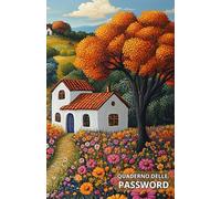Quaderno delle password piccolo: Per registrare le E-mail, nomi utente e password. Organizzate con Rubrica alfabetica dalla A alla Z, 4 pagine per lettera. Copertina ironica.