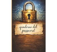 Quaderno delle password: Rubrica divertente per uomo e donna per ricordare password e PIN accessi online - Agenda cartacea sicura per email, banca e ... Piccolo pratico formato A5 , 110 pagine -1-