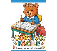 Quaderno di Corsivo Metodo Montessori: Esercizi di Ricalco e Scrittura Libera - Rigatura A (0A) Prima Elementare: 102 Pagine per lo Sviluppo della ... a Scrivere in modo Naturale e Progressivo