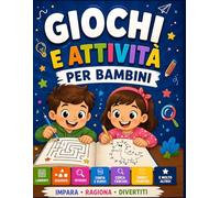 Quaderno di logica per bambini: Quaderno di Logica per Bambini 3-6 Anni | 50 Giochi Educativi Prescolare con Difficoltà Crescente: Labirinti, ... Cerca e Cerchia | Formato Grande 8.5x11