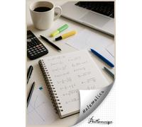 Quaderno di MATEMATICA A4 - Scuola Secondaria di Primo Grado - 100 pagine a QUADRETTI senza margine - Copertina dedicata alla materia - Carta bianca 90 g/m² - Pentharmonique