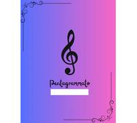 Quaderno di Musica con Pentagramma Largo XL, disponibile in 2 colorazioni differenti: 115 Pagine per Studenti e Inizianti - Design Facilitato per Scrittura Chiara - Prodotto Eco-Sostenibile
