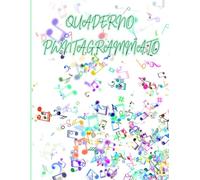 Quaderno di musica pentagrammato: Quaderno Pentagrammato A4 - 10 Righi per Pagina. Pagine per Compositori, Musicisti e Studenti di Musica.