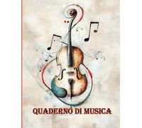 Quaderno di Musica: Violoncello · 8.5"x11" · 12 pentagrammi per pagina · 100 pagine