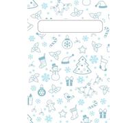 Quaderno di Natale con illustrazioni festose: Bullet Journal A5 per tenere un diario, disegnare schizzi creativi e utile idea regalo