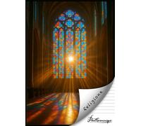 Quaderno di RELIGIONE A4 - Scuola Secondaria di Primo Grado - 100 pagine a RIGHE senza margine - Copertina dedicata alla materia - Carta bianca 90 g/m² - Pentharmonique