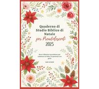 Quaderno di Studio Biblico di Natale per Preadolescenti 2025: Quaderno di Studio Biblico di Natale per Preadolescenti 2025
