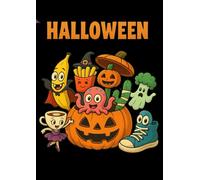 Quaderno Halloween A4 Maxi - 99 Pagine a righe 1 CM con margine | Brainrots Spettrali & Illustrazioni da Brivido | Perfetto per Appunti, Disegni e Idee Mostruose!