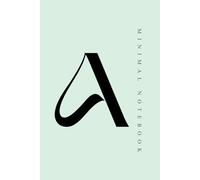 Quaderno Minimal - Iniziale A: Notebook minimalista dal design elegante e moderno