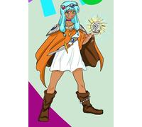 Quaderno Notebook scuola formato A5 Manga Guerriera azzurra