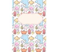 Quaderno oceano: Un quaderno semplice a righe decorato a tema oceano