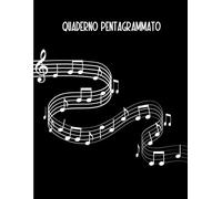 Quaderno pentagrammato: 100 Pagine | 12 Righi per Pagina, indice Personalizzabile | Il Tuo Compagno per Composizioni e Studio della Musica (Regalo Perfetto per Musicisti)