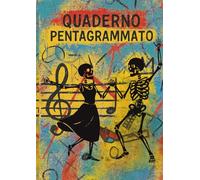 Quaderno Pentagrammato A4 - 12 Righi per Pagina, Indice e Numerazione - Ideale per Pianoforte e Composizione Musicale: Con Riga per Annotazioni - Perfetto per Studenti di Musica e Conservatorio