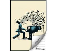 QUADERNO PENTAGRAMMATO DI MUSICA: formato grande A4 | 12 pentagrammi per pagina | 100 pagine | Indice iniziale | pillole didattiche | finitura lucida