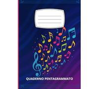 Quaderno Pentagrammato di Musica - Premium A4: 100 pagine numerate con indice iniziale, 12 pentagrammi per pagina e sezioni per appunti | Ideale per studenti, insegnanti e musicisti