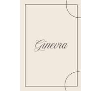Quaderno per Appunti - Ginevra | Elegante, 6x9, 100 Pagine a Righe: Quaderno per appunti lavoro, ufficio, università - Formato piccolo e raffinato con copertina gardenia