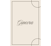 Quaderno per Appunti - Ginevra | Elegante, 6x9, 100 Pagine a Righe: Quaderno per appunti lavoro, ufficio, università - Formato piccolo e raffinato con copertina gardenia