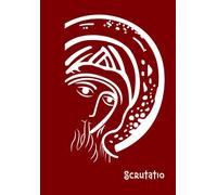 Quaderno per la Scrutatio bordeaux con Madonna del Silenzio di Kiko Arguello: Quadernino a righe con icona del cammino neocatecumenale