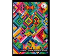 QUADERNO PER SCRITTURA FACILITATA, DISCALCULIA, DISLESSIA, DISGRAFIA, DISORTOGRAFIA || Formato A5 (6x9 inches - 15,2 x 22,8 cm) 70 pagine con QUADRETTI colorati